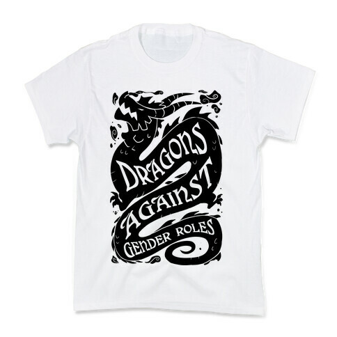 Dragons Against Gender Roles Kids T-Shirt