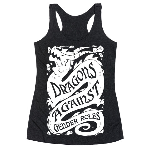 Dragons Against Gender Roles Racerback Tank Top