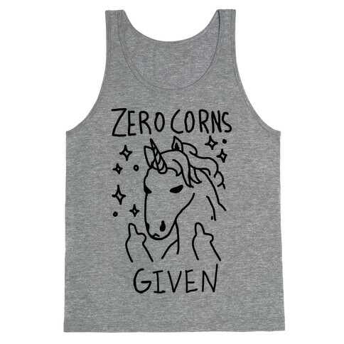 Zero Corns Given Tank Top