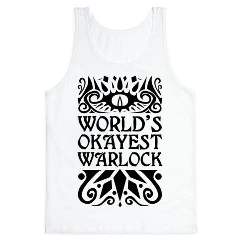 World's Okayest Warlock Tank Top