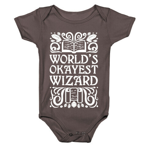 World's Okayest Wizard Baby One-Piece