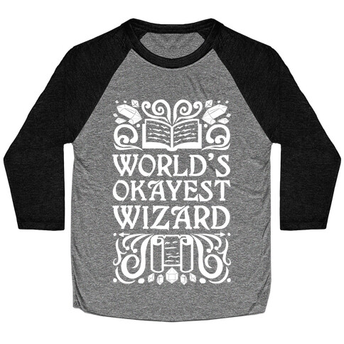 World's Okayest Wizard Baseball Tee