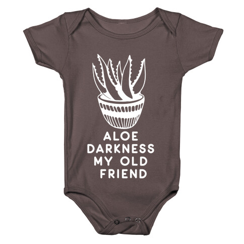 Aloe Darkness My Old Friend Baby One-Piece