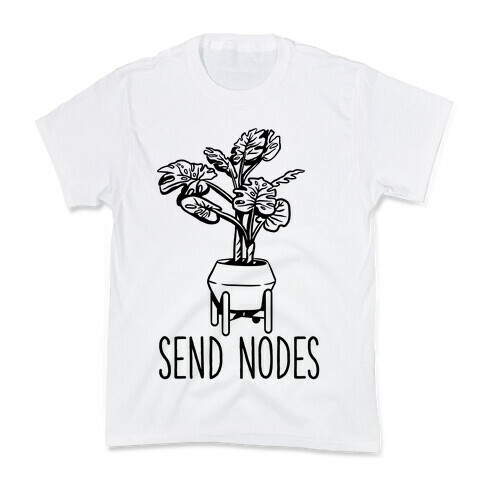 Send Nodes Monstera Kids T-Shirt