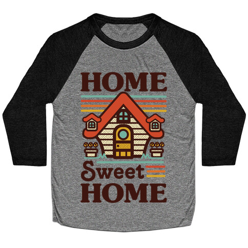 Home Sweet Home Animal Crossing Baseball Tee