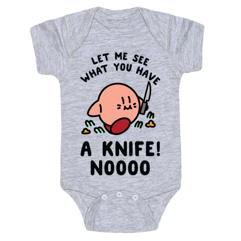 Let Me See What You Have A Knife No Baby One-Piece