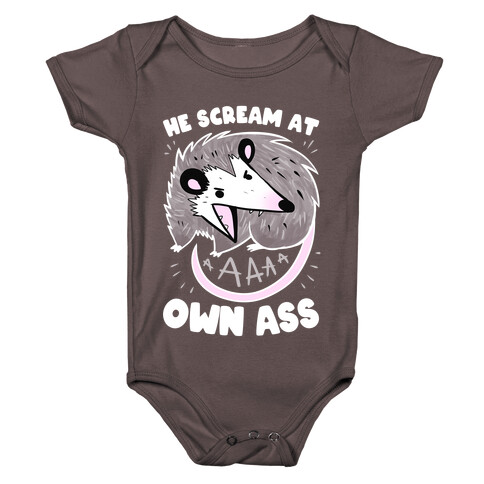 He Scream At Own Ass Baby One-Piece