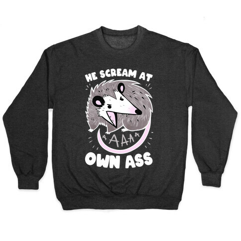 He Scream At Own Ass Pullover