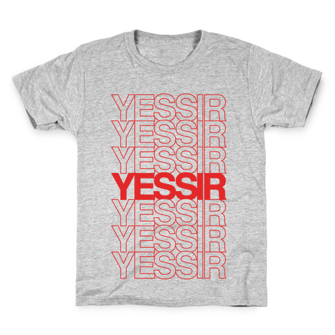 Yessir Thank You Bag Parody Kids T-Shirt