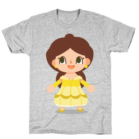 Princess Crossing Belle Parody Ball Gown T-Shirt
