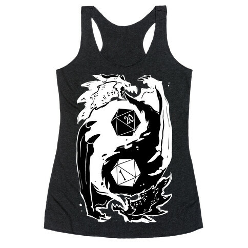 Dungeons and Dragons Yin Yang Racerback Tank Top