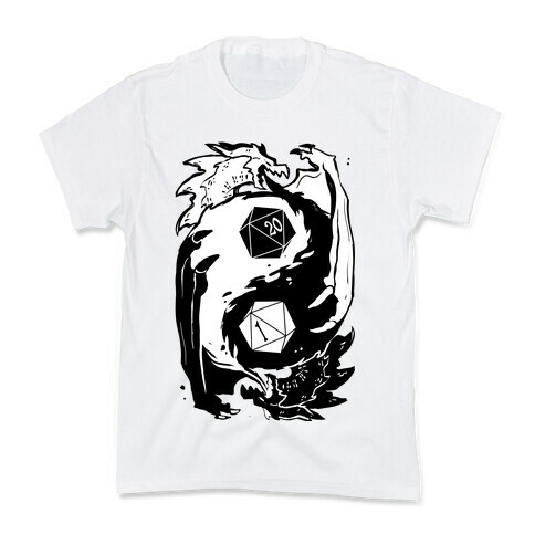 Dungeons and Dragons Yin Yang Kids T-Shirt