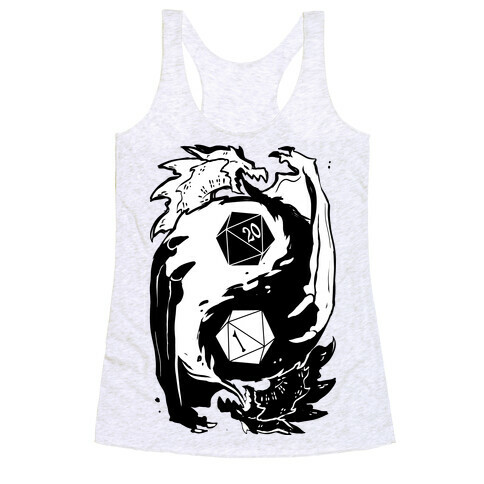 Dungeons and Dragons Yin Yang Racerback Tank Top