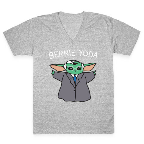 Bernie Yoda V-Neck Tee Shirt