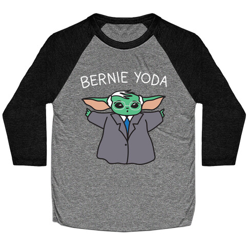Bernie Yoda Baseball Tee