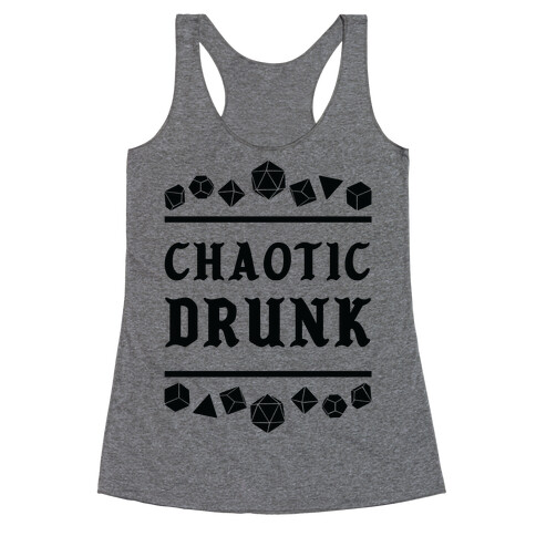 Chaotic Drunk Racerback Tank Top