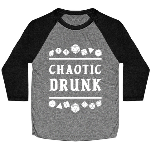 Chaotic Drunk Baseball Tee