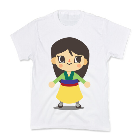 Princess Crossing Mulan Parody Kids T-Shirt