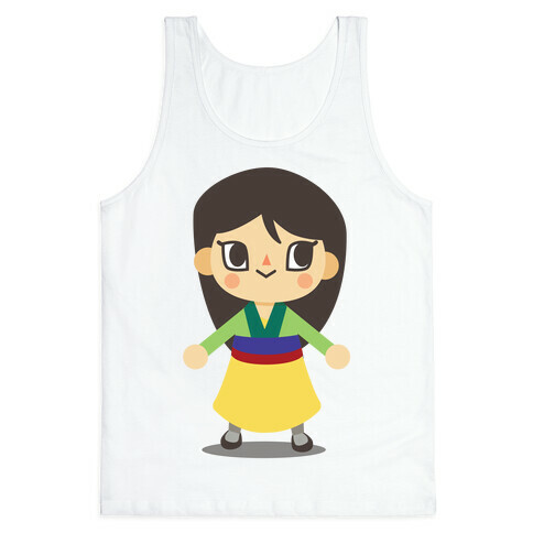 Princess Crossing Mulan Parody Tank Top