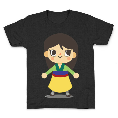 Princess Crossing Mulan Parody Kids T-Shirt