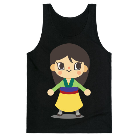 Princess Crossing Mulan Parody Tank Top