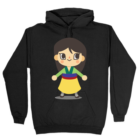 Princess Crossing Mulan Parody Hooded Sweatshirt