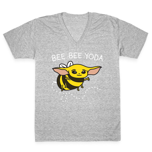 Bee Bee Yoda V-Neck Tee Shirt