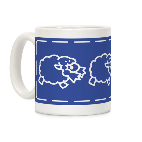 Wooloo Blue Pattern Coffee Mug