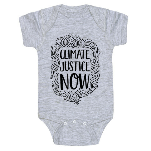 Climate Justice Now Baby One-Piece