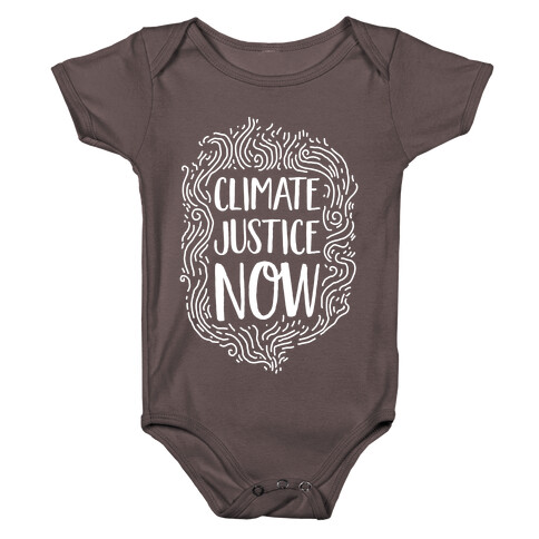 Climate Justice Now Baby One-Piece