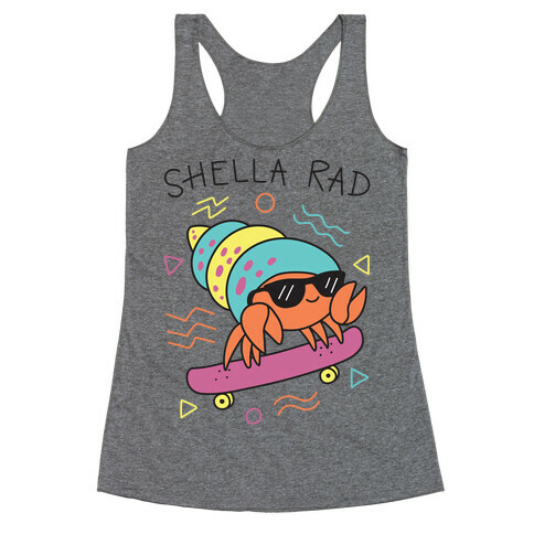 Shella Rad Crab Racerback Tank Top