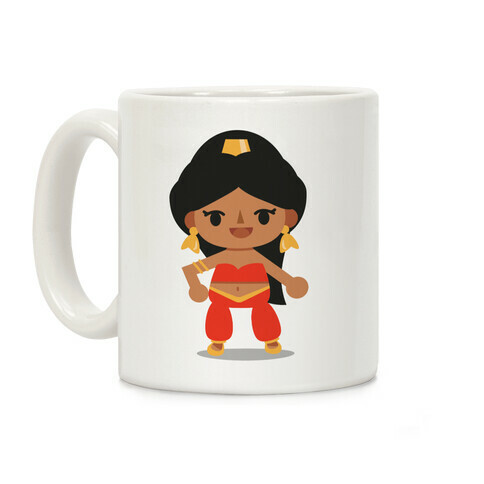 Princess Crossing Jasmine Parody Red Coffee Mug