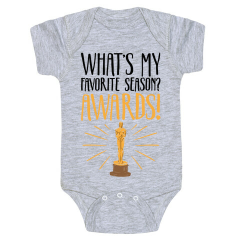 What's My Favorite Season Awards Baby One-Piece