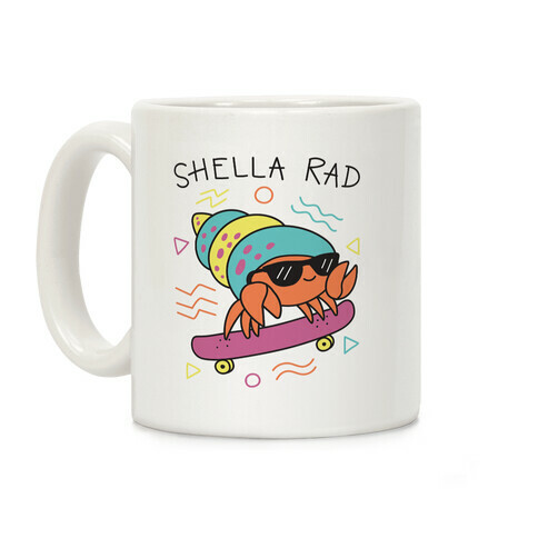 Shella Rad Crab Coffee Mug