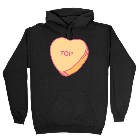 Top Candy Heart Hooded Sweatshirt