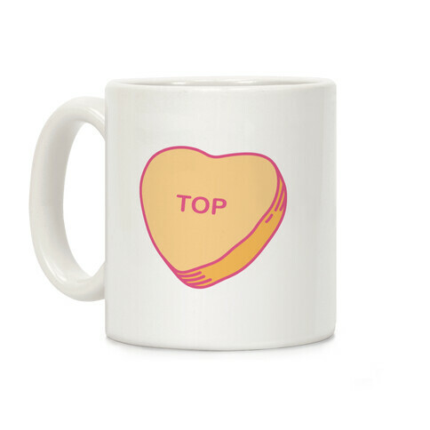 Top Candy Heart Coffee Mug