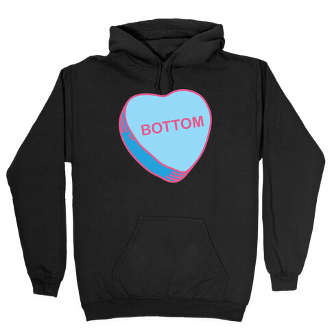 Bottom Candy Heart Hooded Sweatshirt
