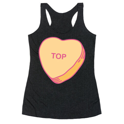 Top Candy Heart Racerback Tank Top