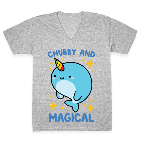 Chubby And Magical V-Neck Tee Shirt