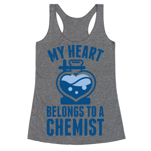 My Heart Belongs to a Chemist Racerback Tank Top