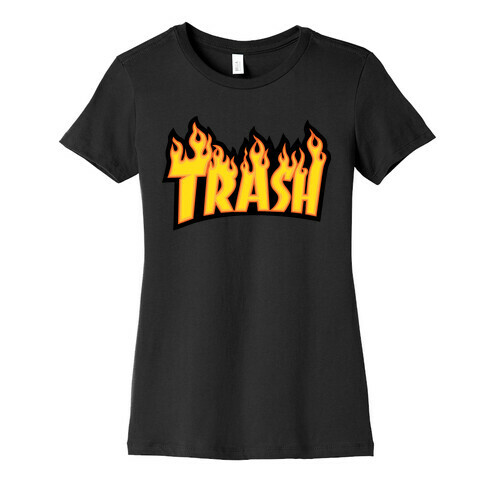 Trash Thrasher Logo Parody  Womens T-Shirt