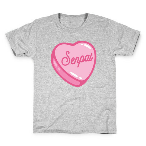 Senpai Candy Heart Kids T-Shirt