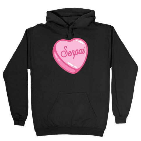 Senpai Candy Heart Hooded Sweatshirt