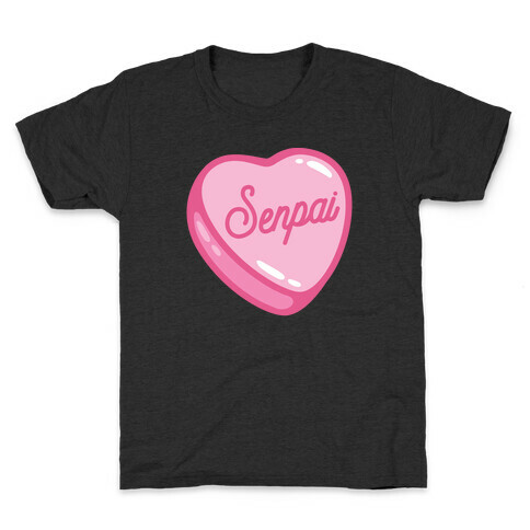 Senpai Candy Heart Kids T-Shirt