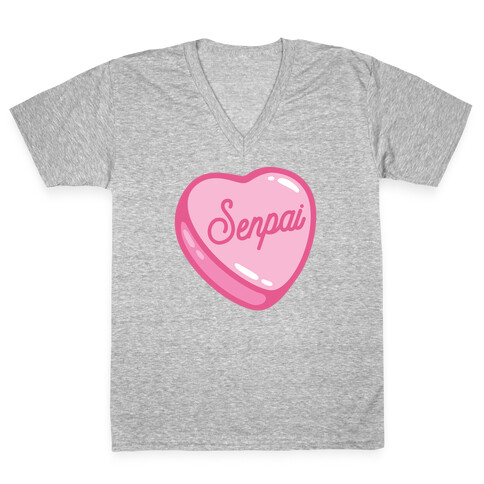 Senpai Candy Heart V-Neck Tee Shirt