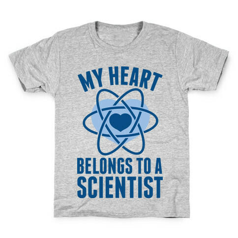 My Heart Belongs to a Scientist Kids T-Shirt