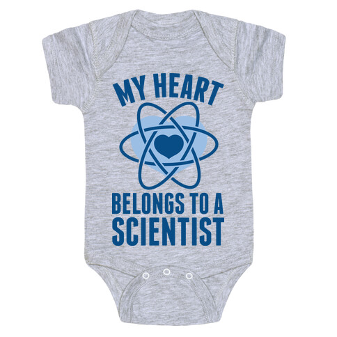 My Heart Belongs to a Scientist Baby One-Piece