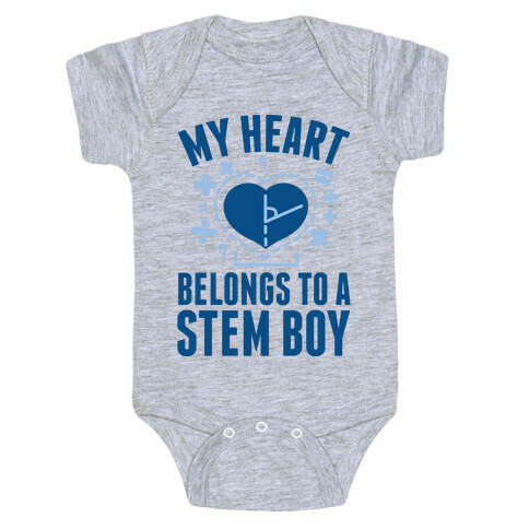 My Heart Belongs to a STEM Boy Baby One-Piece