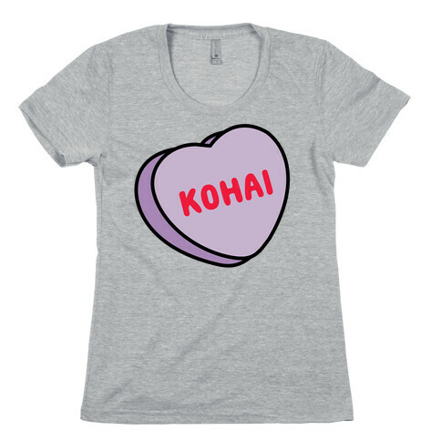 Kohai Candy Heart Womens T-Shirt