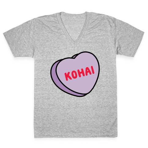 Kohai Candy Heart V-Neck Tee Shirt